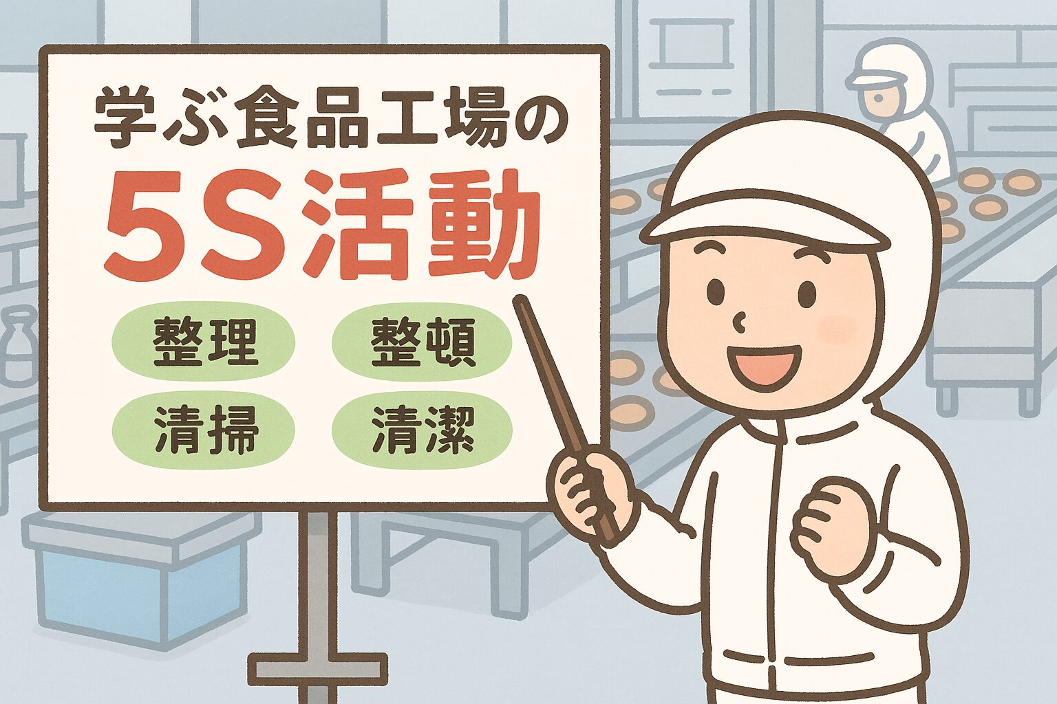 実践事例から学ぶ食品工場の5S活動の改善【図解】