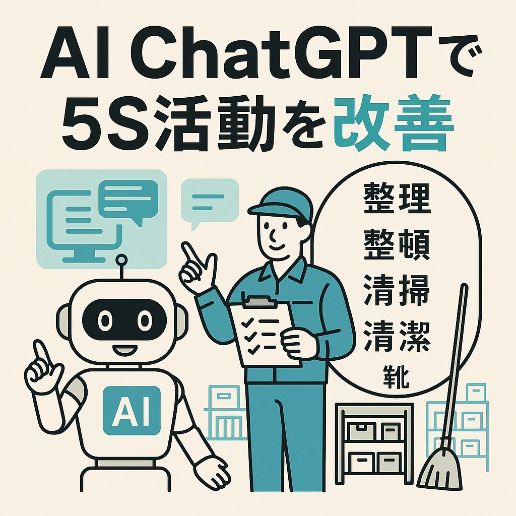 AI ChatGPTで5S活動